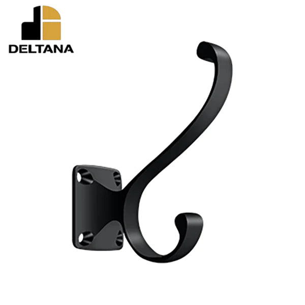 Deltana - Heavy Duty - Coat - 1-1/2" x 1-1/4" Base Size - Optional Finish