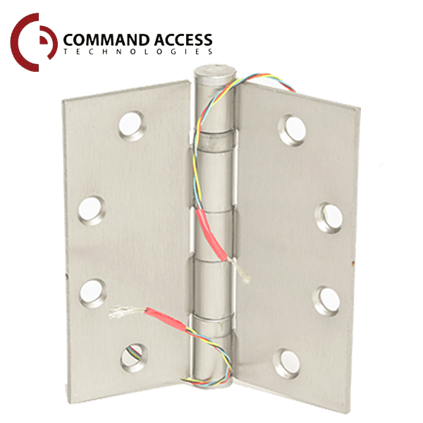 Command Access - Energy Transfer Swing Hinge - Clear Hinge - 4/26 Gauge - Bright Chrome - UHS Hardware