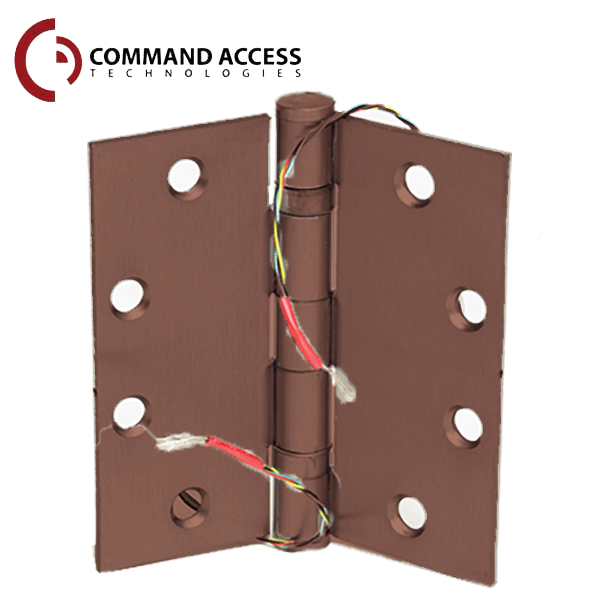 Command Access - Energy Transfer Hinge - Clear Hinge - 4/26 Gauge - Oil Rubbed Bronze - UHS Hardware