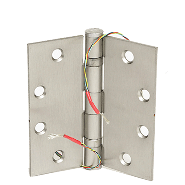 Command Access - Energy Transfer Swing Hinge - Clear Hinge - 2/20 Gauge - Satin Chrome - UHS Hardware