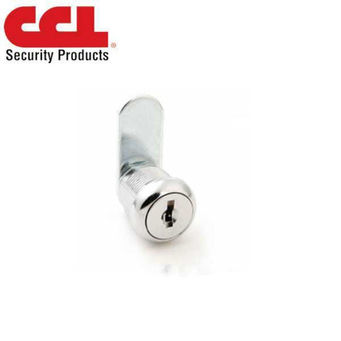CCL - C650L - Sesamee Keyed Economical Die Cast Cam Lock - 1-1/8" -  US26 - KD-700-724 - UHS Hardware