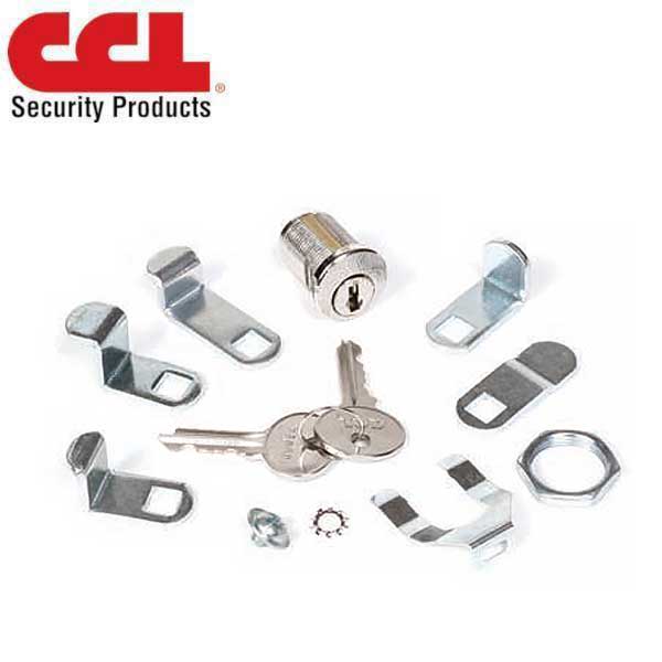 Universal Interior - Multi-Cam Mailbox Lock - Bright Nickel Finish (US14) (CCL-82010) - UHS Hardware