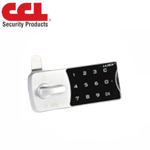 CCL - E902RSS - I-Lock Electronic Cabinet / Cam Lock - Horizontal - Standard Mode - 10 Buttons - Silver - UHS Hardware
