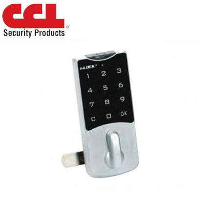 CCL - E902VSS - I-Lock Electronic Cabinet / Cam Lock - Vertical - Standard Mode - 10 Buttons - Silver - UHS Hardware