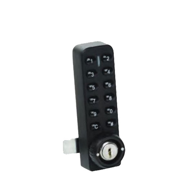 CCL - E903VMB - I-Lock Electronic Cabinet / Cam Lock - Vertical - Multiple User Mode - 12 Buttons - Black - UHS Hardware