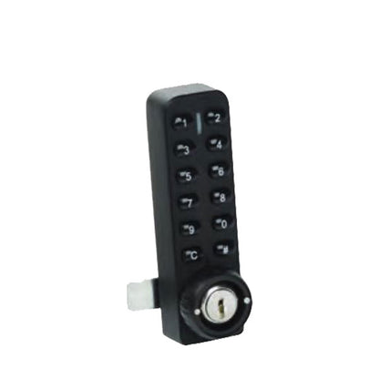 CCL - E903VMB - I-Lock Electronic Cabinet / Cam Lock - Vertical - Multiple User Mode - 12 Buttons - Black - UHS Hardware