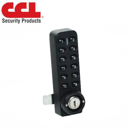 CCL - E903VMB - I-Lock Electronic Cabinet / Cam Lock - Vertical - Multiple User Mode - 12 Buttons - Black - UHS Hardware