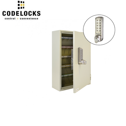 CodeLocks - Key Secure Extra Security Padlock Cabinet w/ CL2255 - Medium Duty - Electronic Lock - Tubular Mortise Latch - Key Override - Optional Lock Prep - Optional Storage - UHS Hardware