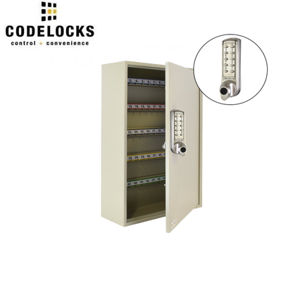 CodeLocks - Key Secure Hook Key Cabinet w/ CL2255 - Medium Duty - Electronic Lock - Tubular Mortise Latch - Key Override - Optional Lock Prep - Optional Storage - UHS Hardware