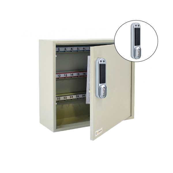 CodeLocks - Key Secure Hook Padlock Cabinet w/ KL1000 - RFID - Keyless Access - Private & Public Function - Master & User - Optional Storage - UHS Hardware
