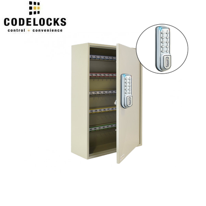 CodeLocks - Key Secure Hook Padlock Cabinet w/ KL1200 - IP54 - Heavy Duty - Keyless Access - Private & Public Function - Master & User - Optional Storage - UHS Hardware
