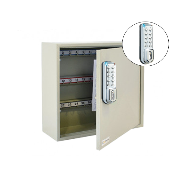 CodeLocks - Key Secure Hook Padlock Cabinet w/ KL1200 - IP54 - Heavy Duty - Keyless Access - Private & Public Function - Master & User - Optional Storage - UHS Hardware
