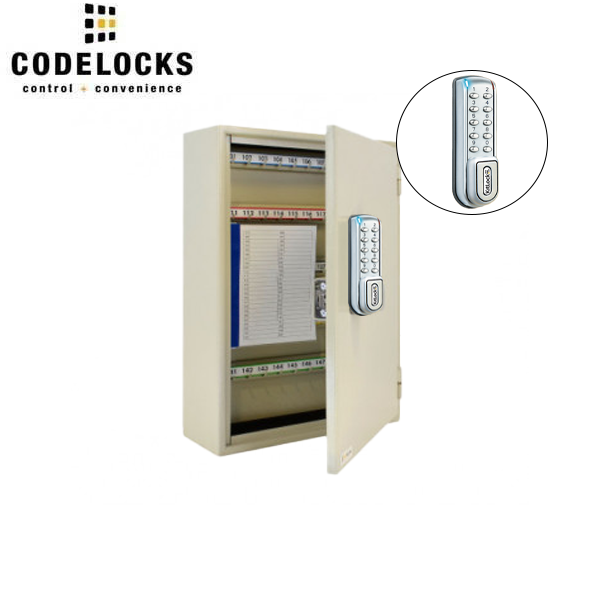 CodeLocks - Key Secure Hook Key Cabinet w/ KL1200 - IP54 - Heavy Duty - Keyless Access - Private & Public Function - Master & User - Optional Storage - UHS Hardware