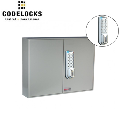 CodeLocks - Key Secure Hook Padlock Cabinet w/ KL1200 - IP54 - Heavy Duty - Keyless Access - Private & Public Function - Master & User - Optional Storage - UHS Hardware