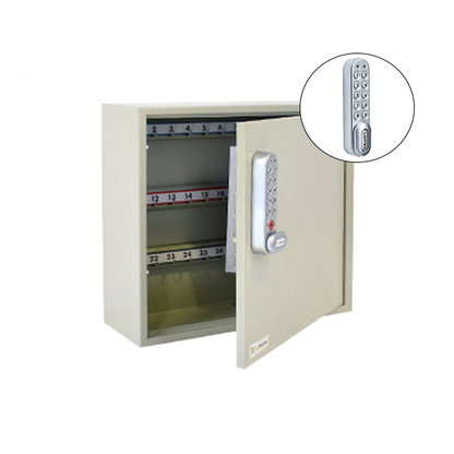 CodeLocks - Key Secure Hook Padlock Cabinet w/ KL1000 - Keyless Access - Private & Public Function - Master & User - Optional Storage - UHS Hardware
