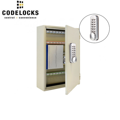 CodeLocks - Key Secure Hook Key Cabinet w/ CL160 - Mechanical Lock - Tubular Mortise Latch - Hold Back Feature - QuickCode - Optional Storage - UHS Hardware