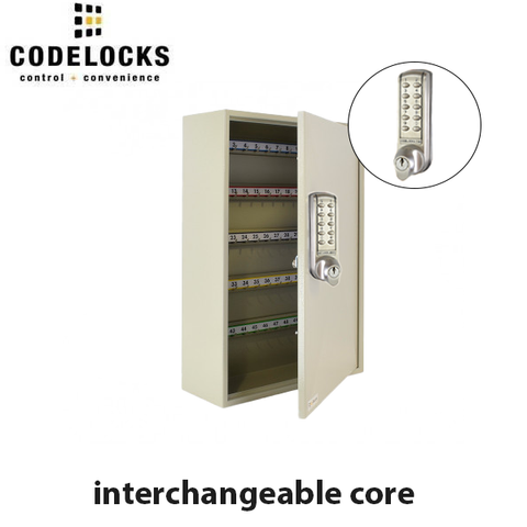 CodeLocks - Key Secure Hook Padlock Cabinet w/ CL2255 - Medium Duty - Electronic Lock - Tubular Mortise Latch - Key Override - Optional Lock Prep - Optional Storage - UHS Hardware