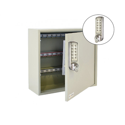 CodeLocks - Key Secure Hook Padlock Cabinet w/ CL2255 - Medium Duty - Electronic Lock - Tubular Mortise Latch - Key Override - Optional Lock Prep - Optional Storage - UHS Hardware