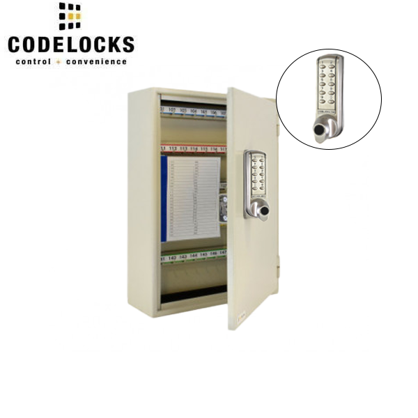 CodeLocks - Key Secure Hook Key Cabinet w/ CL2255 - Medium Duty - Electronic Lock - Tubular Mortise Latch - Key Override - Optional Lock Prep - Optional Storage - UHS Hardware