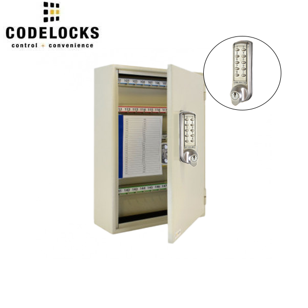CodeLocks - Key Secure Hook Key Cabinet w/ CL2255 - Medium Duty - Electronic Lock - Tubular Mortise Latch - Key Override - Optional Lock Prep - Optional Storage - UHS Hardware