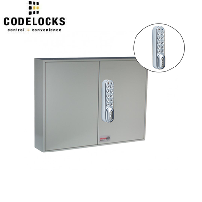 CodeLocks - Key Secure Hook Padlock Cabinet w/ KL1000 - Keyless Access - Private & Public Function - Master & User - Optional Storage - UHS Hardware