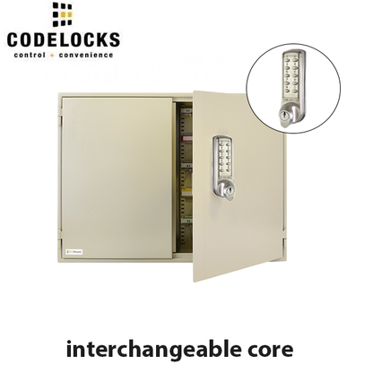 CodeLocks - Key Secure Extra Security Padlock Cabinet w/ CL2255 - Medium Duty - Electronic Lock - Tubular Mortise Latch - Key Override - Optional Lock Prep - Optional Storage - UHS Hardware