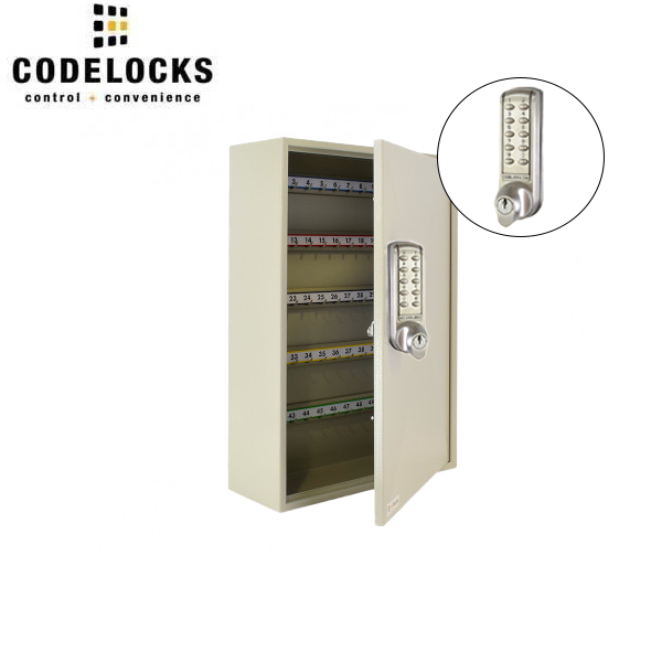 CodeLocks - Key Secure Hook Key Cabinet w/ CL2255 - Medium Duty - Electronic Lock - Tubular Mortise Latch - Key Override - Optional Lock Prep - Optional Storage - UHS Hardware