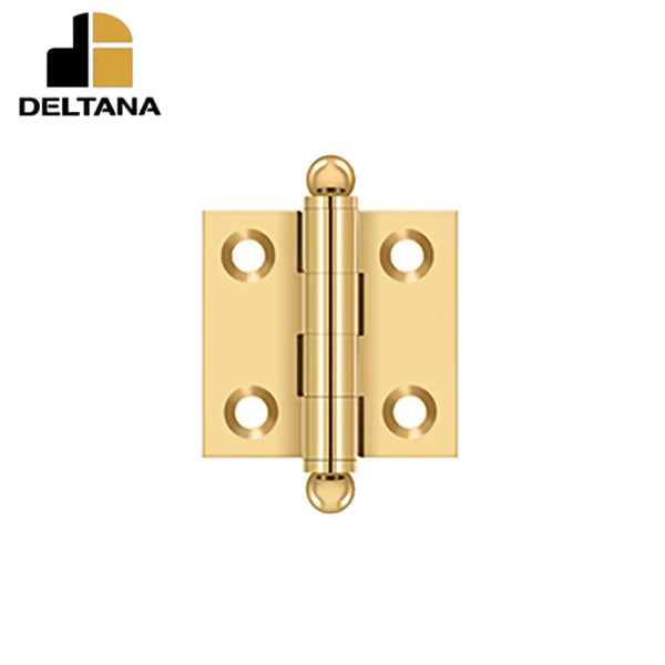 Deltana - 1-1/2" x 1-1/2" Hinge - w/ Ball Tips - Optional Finish