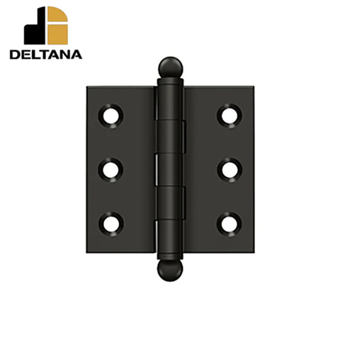 Deltana - 2" x 2" Hinge - w/ Ball Tips - Optional Finish