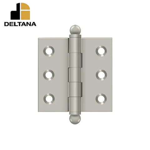 Deltana - 2" x 2" Hinge - w/ Ball Tips - Optional Finish