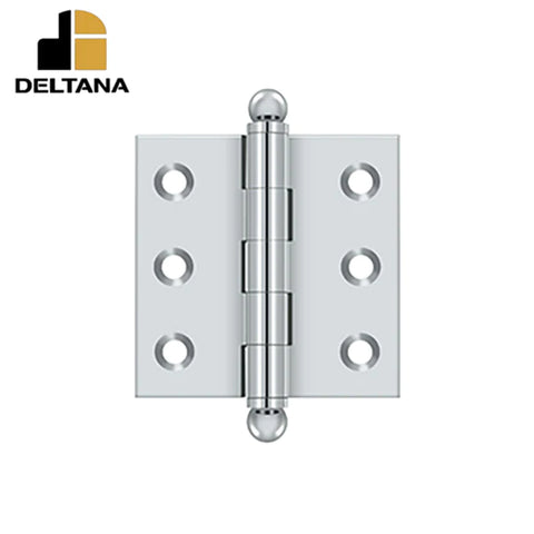 Deltana - 2" x 2" Hinge - w/ Ball Tips - Optional Finish