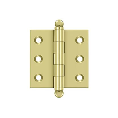 Deltana - 2" x 2" Hinge - w/ Ball Tips - Optional Finish