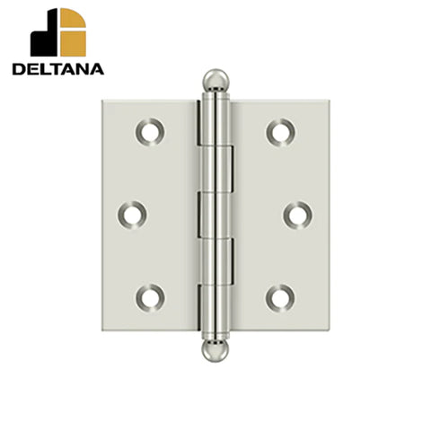 Deltana - 2-1/2" x 2-1/2" Hinge - w/ Ball Tips - Optional Finish