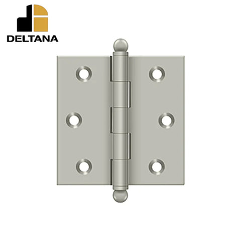 Deltana - 2-1/2" x 2-1/2" Hinge - w/ Ball Tips - Optional Finish