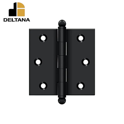 Deltana - 2-1/2" x 2-1/2" Hinge - w/ Ball Tips - Optional Finish