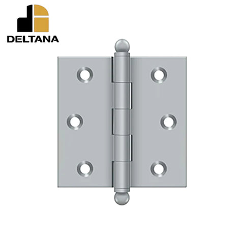 Deltana - 2-1/2" x 2-1/2" Hinge - w/ Ball Tips - Optional Finish