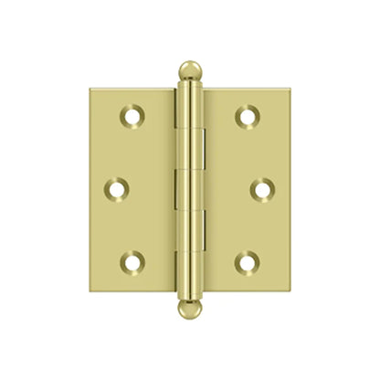 Deltana - 2-1/2" x 2-1/2" Hinge - w/ Ball Tips - Optional Finish