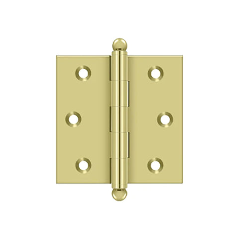 Deltana - 2-1/2" x 2-1/2" Hinge - w/ Ball Tips - Optional Finish