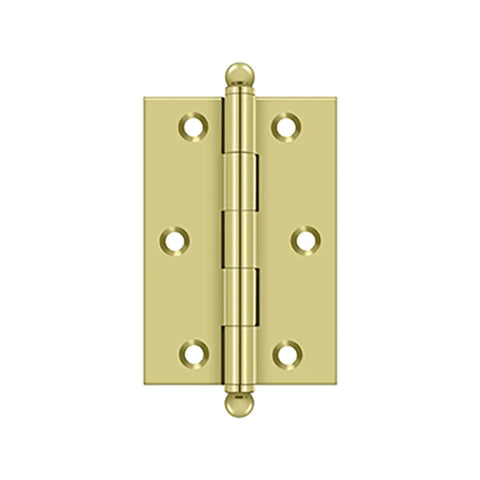 Deltana - 3" x 2" Hinge - w/ Ball Tips - Optional Finish