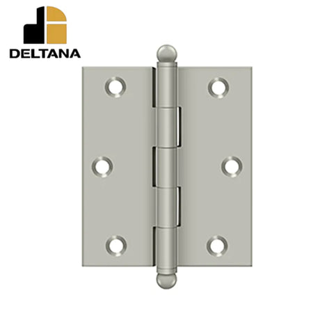 Deltana - 3" x 2-1/2" Hinge - w/ Ball Tips - Optional Finish