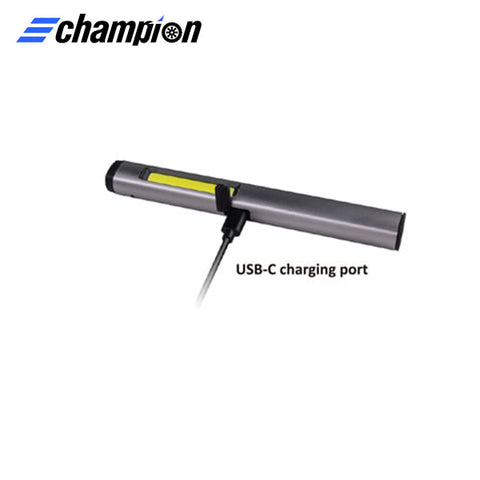 Champion - CP-R179 - 5W COB Rechargeable LED Pen Work Light w/ UV & Laser - 450 Lumens Side Light / 140 Lumens Tail Light - 800mAh Rechargeable Battery