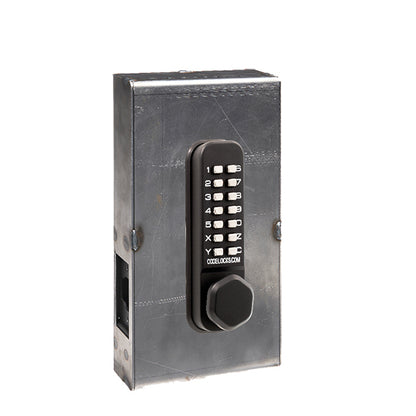 Code Locks - CL210 Gate Box Kit - Electronic Smart Lock - Light Duty - Dual Backset Deadlatch 2 3/4" - 2 3/8" - Mortise Tubular Deadbolt Gate Box Kit - Optional Key Override - Optional Finish - Fire Rated - Grade 2 - UHS Hardware