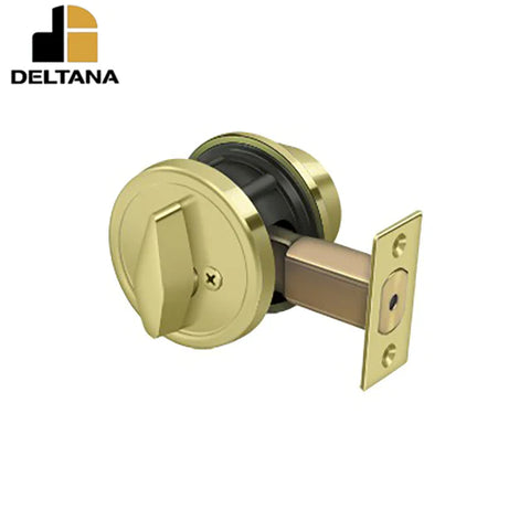Deltana - Single Deadbolt Grade 2 w/ 2-3/4" Backset - 2-3/4" Backset - 1-3/8" - 2" Door Thickness - Universal Handing - Optional Finish