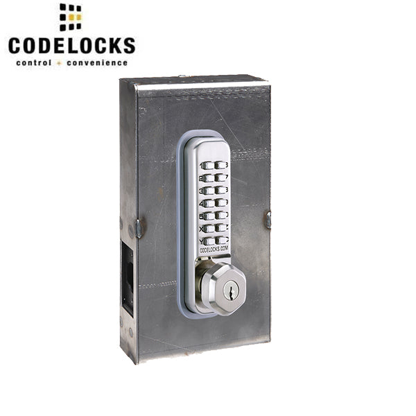 Code Locks - CL250 Gate Box Kit - Mechanical Lock - Light Duty - Dual Backset Deadlatch 2 3/4" - 2 3/8" - Mortise Tubular Latchbolt Gate Box Kit - Key Override - Fire Rated - Grade 2 - UHS Hardware