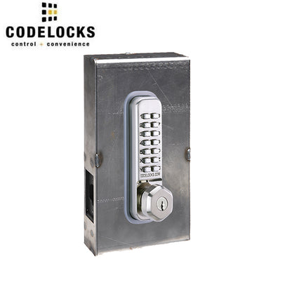 Code Locks - CL250 Gate Box Kit - Mechanical Lock - Light Duty - Dual Backset Deadlatch 2 3/4" - 2 3/8" - Mortise Tubular Latchbolt Gate Box Kit - Key Override - Fire Rated - Grade 2 - UHS Hardware