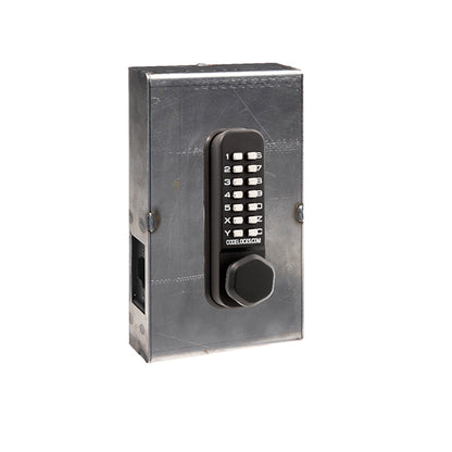 Code Locks - CL290 Gate Box Kit - Mechanical Lock - Light Duty - Dual Backset Deadlatch 2 3/8" - 2 3/4" Mortise Tubular Latchbolt Gate Box Kit - Code In / Out - Key Override - Optional Finish - Fire Rated - Grade 2 - UHS Hardware