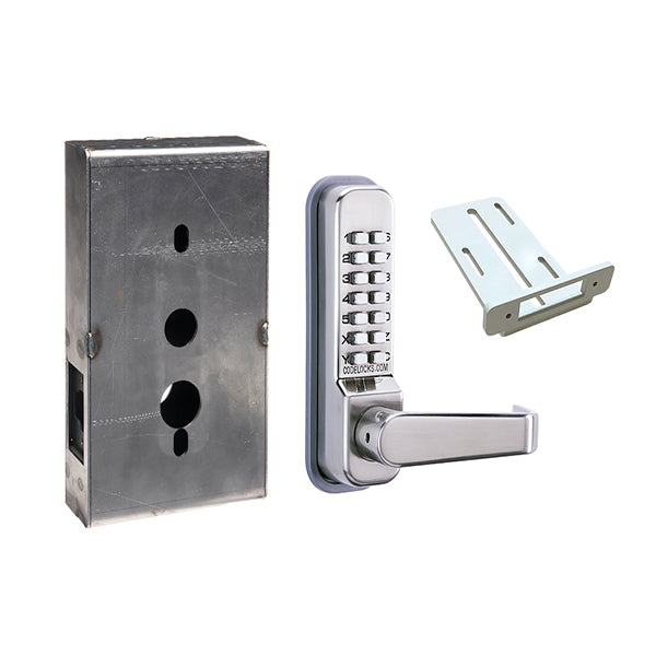 Code Locks - CL415 Gate Box Kit - Mechanical Lock - Medium Duty - Tubular Latch Bolt Gate Box Kit - Passage Function - Optional Finish - UHS Hardware