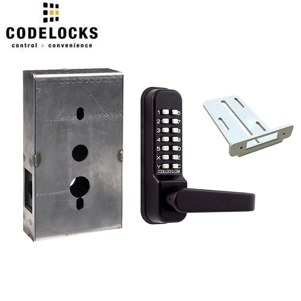 Code Locks - CL415 Gate Box Kit - Mechanical Lock - Medium Duty - Tubular Latch Bolt Gate Box Kit - Passage Function - Optional Finish - UHS Hardware