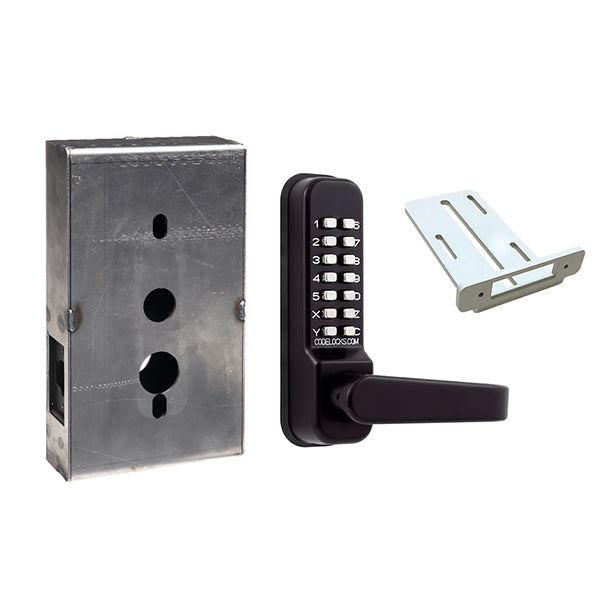 Code Locks - CL415 Gate Box Kit - Mechanical Lock - Medium Duty - Tubular Latch Bolt Gate Box Kit - Passage Function - Optional Finish - UHS Hardware