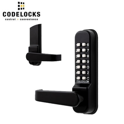 Code Locks - CL415 - Mechanical Lock - Medium Duty - 2 3/4" Backset - Tubular Latch Bolt - Passage Function - Marine Grade Black - UHS Hardware